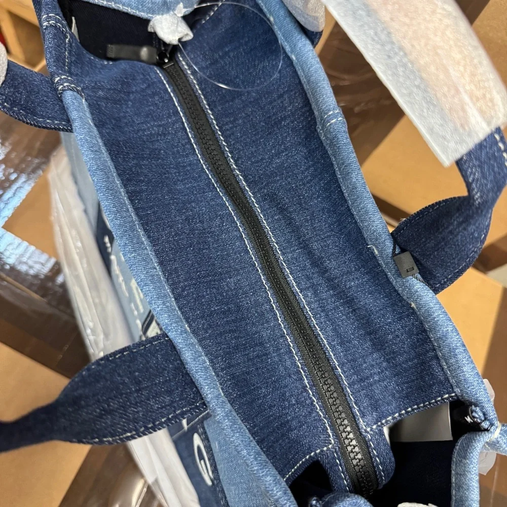 Marc Jacobs The Denim Medium Tote Bag - Picture 11 of 13